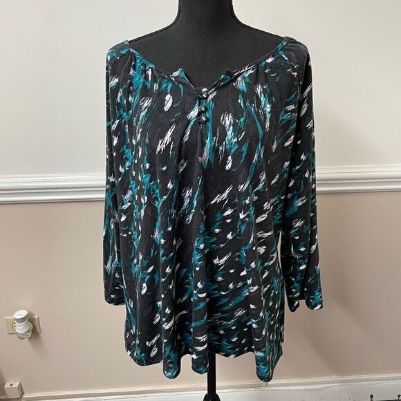 Kim Rogers Plus Size Blouse - Picture 1 of 3
